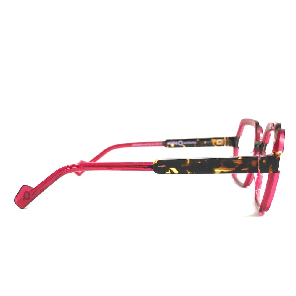 Etnia Barcelona Eyeglasses Frames CHROMA N38 RDHV Red Havana Fuchsia 55-18-140